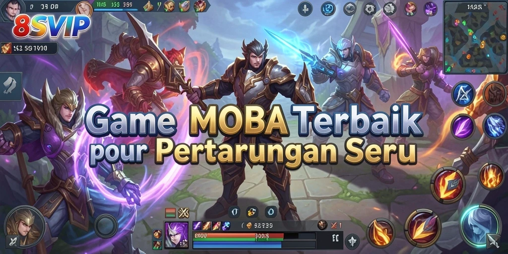 Tampilan gameplay seru dan mendebarkan di dalam 8SVIP.