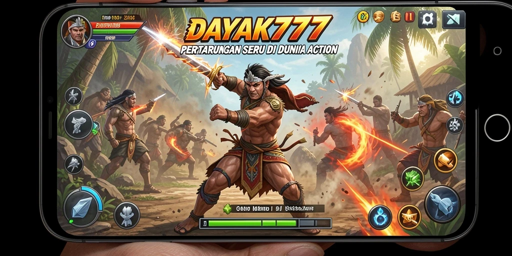 Tampilan gameplay menarik dari DAYAK777 yang penuh aksi.