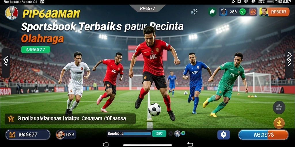 Tampilan gameplay Sportsbook RP6677 yang menarik dan interaktif.